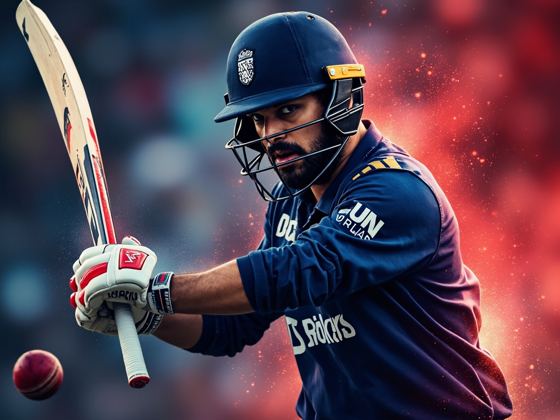 Fantasy Cricket game visual